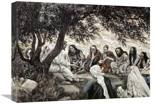 Global Gallery GCS-282894-22-142 22 in. Christs Exhortation to the Twe