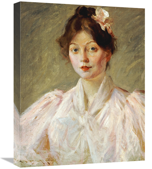 Global Gallery GCS-267849-22-142 22 in. Young Woman in Pink Art Print 