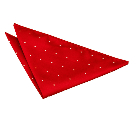 Pin Dot Handkerchief - Dark Red