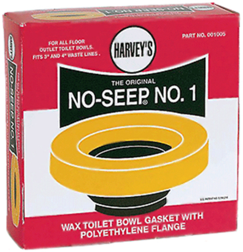 Harvey 001005-24 Toilet Bowl Wax Ring with Flange No.1