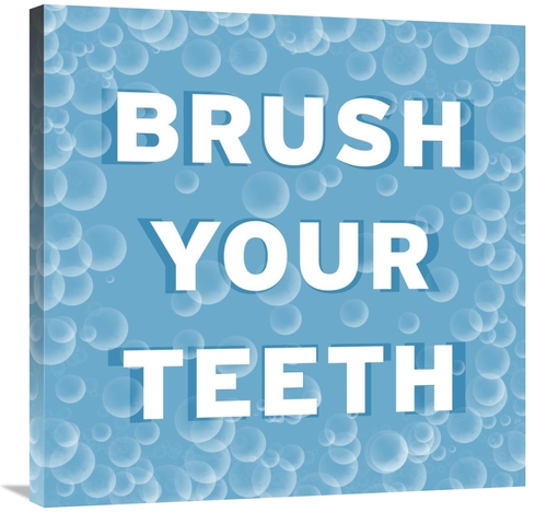 Global Gallery GCS-453842-3030-142 30 x 30 in. Bathroom Signs - Bubble