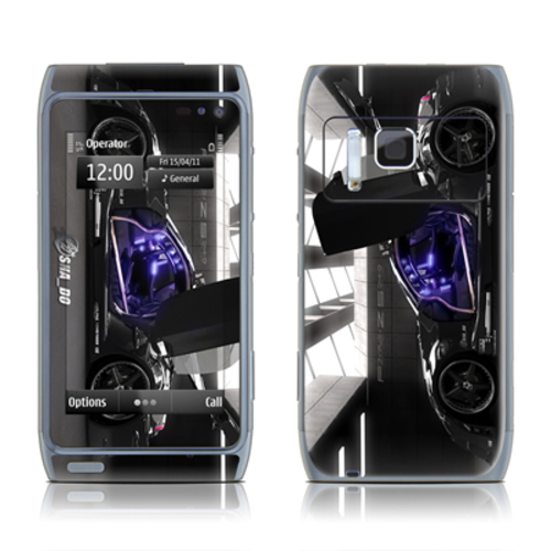 DecalGirl NN08-Z33DARK Nokia N8 Skin - Z33 Dark