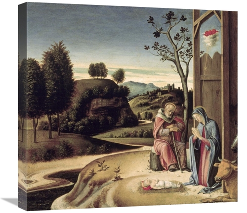 Global Gallery GCS-276695-22-142 22 in. Birth of Jesus From the Pala P