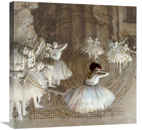 Global Gallery GCS-453936-2424-142 24 x 24 in. Degas Dancers Collage 2