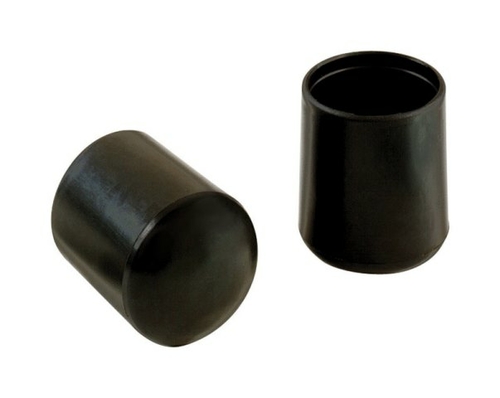 Shepherd Hardware 9213 1 in. Black Hi-Vinyl Leg Tips