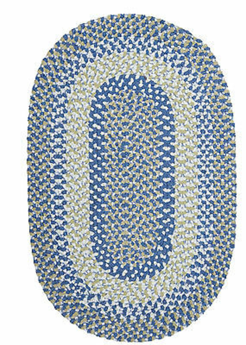 Colonial Mills Rug BK59R060X096 Blokburst - Blueberry Pie 5 ft. x 8 ft