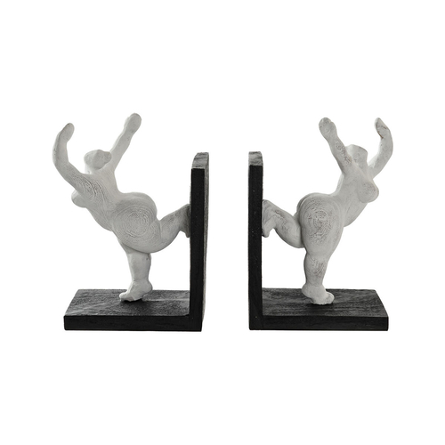 Bookend DKD Home Decor 14 x 9,7 x 21 cm Lady Resin Urban