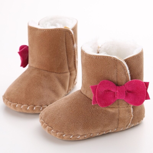 2019 new arrival flock warm baby girls cute boots