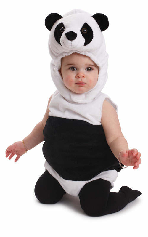 Dress Up America 870-0-6 Cuddly Baby Panda Bear Costume, 0 - 6 Mon