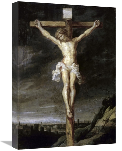 Global Gallery GCS-282785-22-142 22 in. The Crucified Art Print - Pete