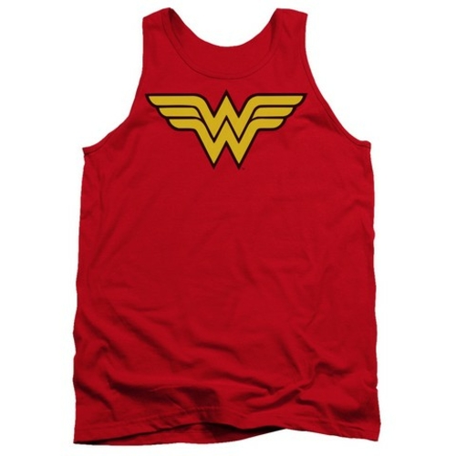 Trevco Dc-Wonder Woman Logo - Adult Tank Top - Red- Large