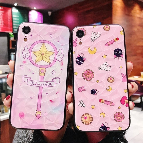 Moon Diamond Texture iPhone Case