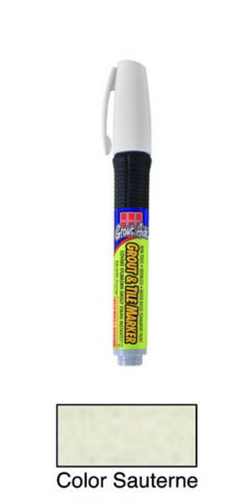 Grout-Aide 05078 Pump Action Pen, Sauterne - Pack of 6