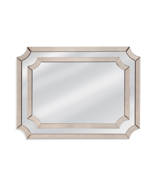 Bassett Mirror M4065EC Jules Wall Mirror, Black