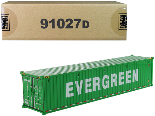 40\' Dry Goods Sea Container \EverGreen\" Green \"Transport Series\"