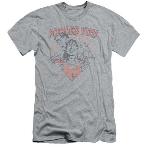 Trevco Dc-Fooled You - Short Sleeve Adult 30-1 Tee - Heather- Large