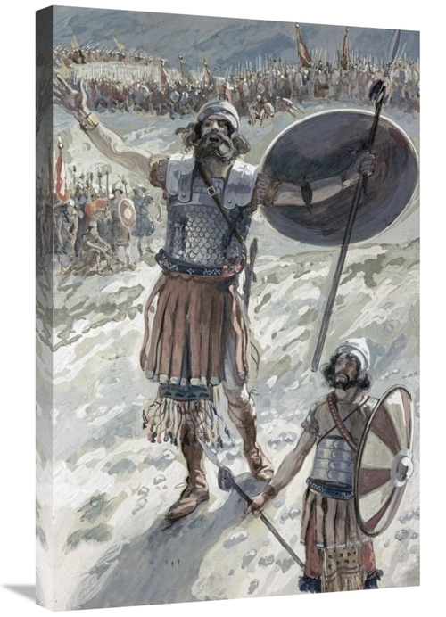 Global Gallery GCS-280283-30-142 30 in. Defiance of Goliath Art Print 