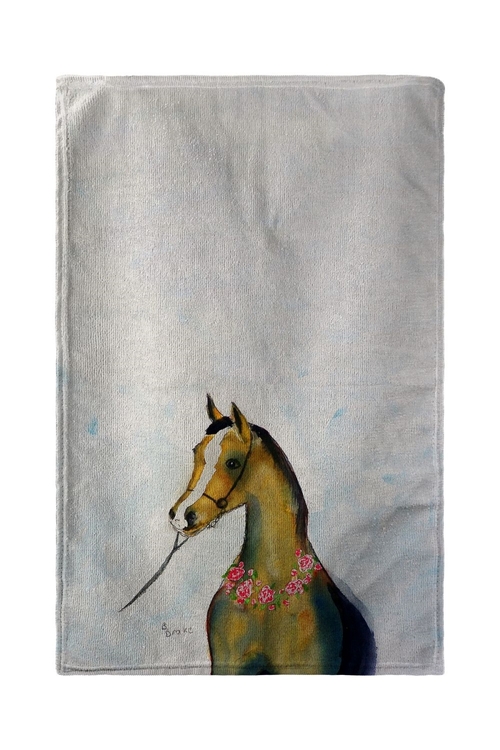 Betsy Drake BT132 Horse & Garland Beach Towel - 30 x 50 in.