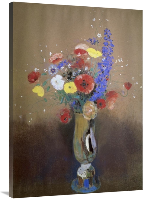 Global Gallery GCS-279561-40-142 40 in. Vase of Flowers From a Field A