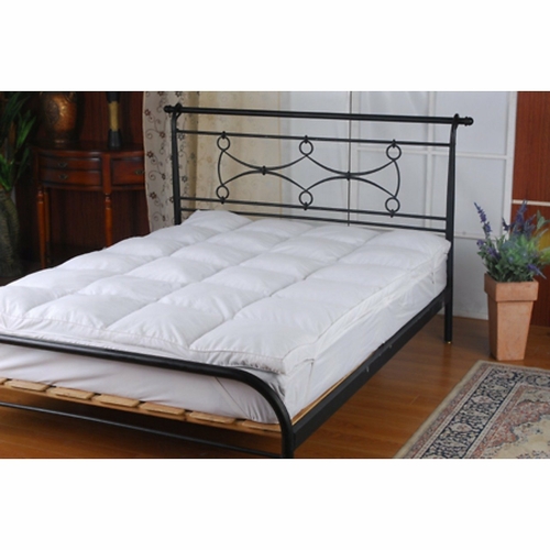 100% White Duck Feather Mattress Topper - Queen