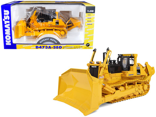 Komatsu D475A-5EO Dozer with Ripper 1/50 Diecast Model by First Gear