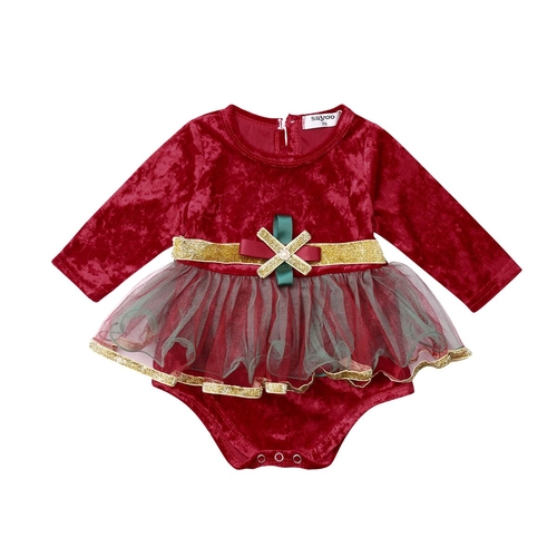 Xmas Princess Cute Infant Kids Baby Girls