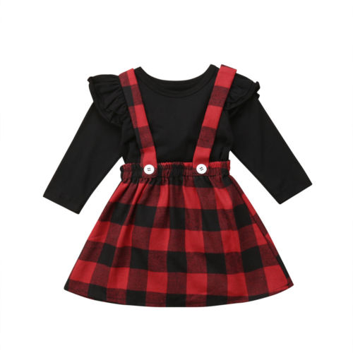 Toddler Baby Girls Dress Outfits 2Pcs