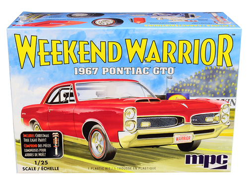 Skill 3 Model Kit 1967 Pontiac GTO \Weekend Warrior\" 3 in 1 Kit 1/25