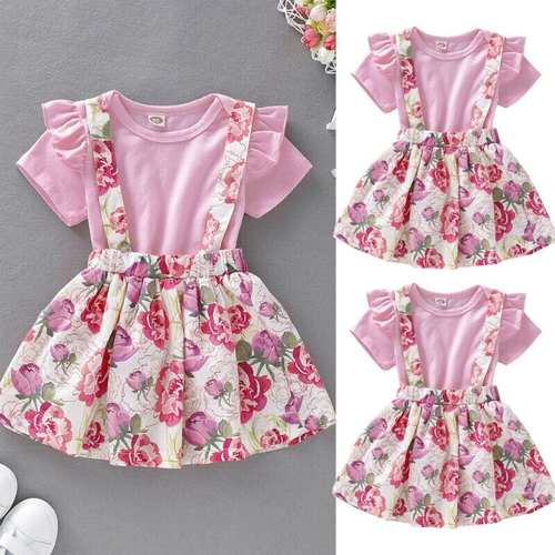 0-24M Baby Clothes Set Toddler Baby Girl Shirt