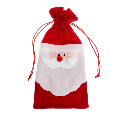 Merry Christmas Blended Cotton Wine Bottle Cover