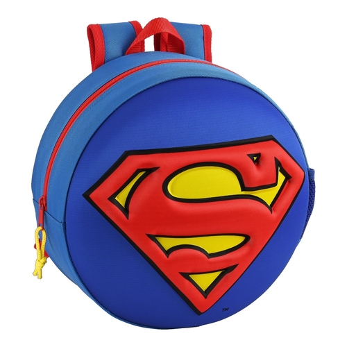 3D Child bag Superman Red Blue Yellow (31 x 31 x 10 cm)