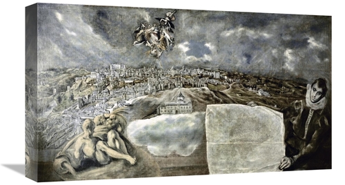 Global Gallery GCS-277489-22-142 22 in. View & Plan of Toledoca Art Pr