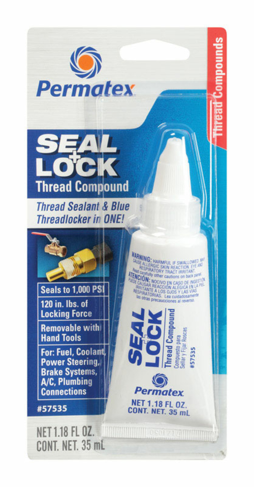 Permatex 8008863 1.18 oz Seal Plus Lock Gel Silicone Adhesive Sealant