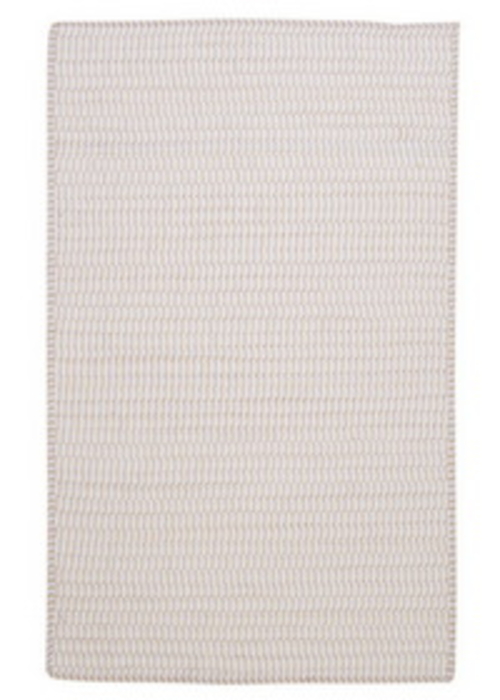 Colonial Mills Rug TK10R072X072B Ticking Stripe- Canvas 6 ft. square B