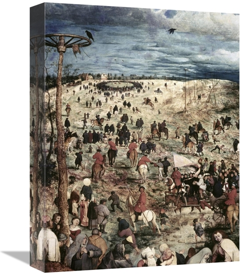 Global Gallery GCS-276911-16-142 16 in. The Procession to Calvary - De