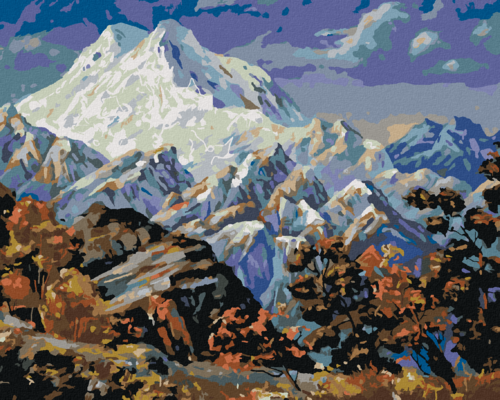 Paint by Numbers - VIEW OF MOUNT ELBRUS