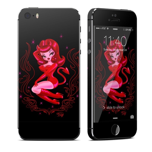 DecalGirl AIP5S-SHEDEVIL Apple iPhone 5S & SE Skin - She Devil