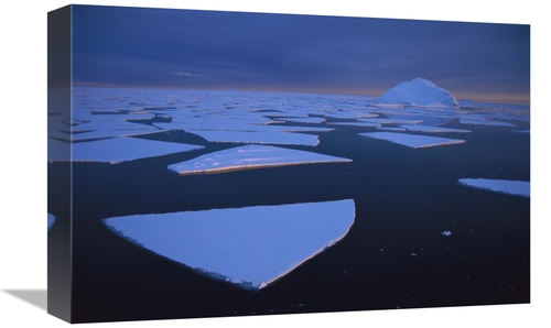 Global Gallery GCS-451553-1218-142 12 x 18 in. Broken Fast Ice Under M