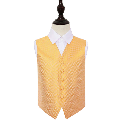 Greek Key Waistcoat - Boys - Marigold, 34'