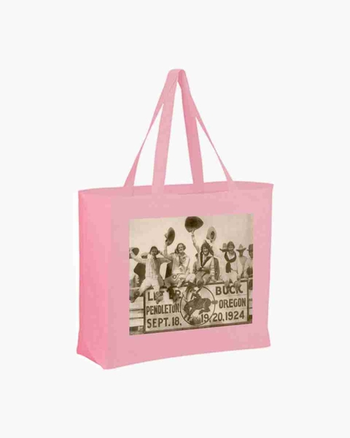 Cowgirl Rodeo Pendleton Pink Tote Bag Accessories Groceries