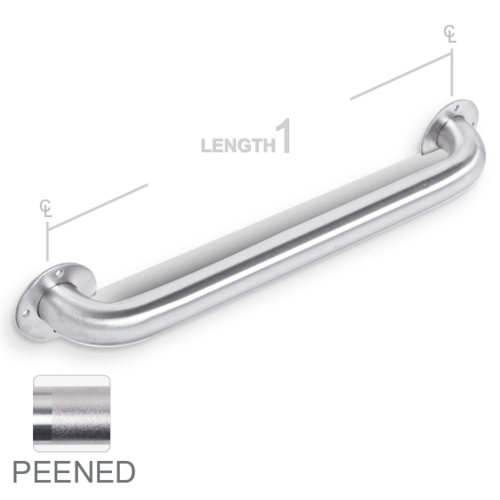 AJW US130X-A36 36 In. Exposed Flange- Peened Grip - Configuration A