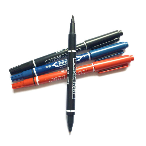 Promotion 3 PCS Marker Pens Double Sides Writing