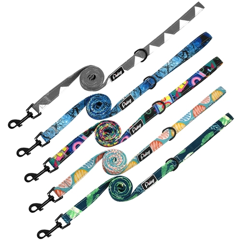 Heavy Duty Dog Leash Rope Nylon Printed Pet Dogs
