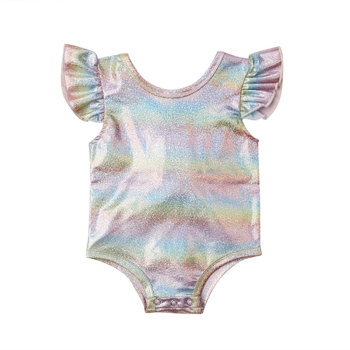 Baby Rainbow Stripes Bodysuit Newborn Infant