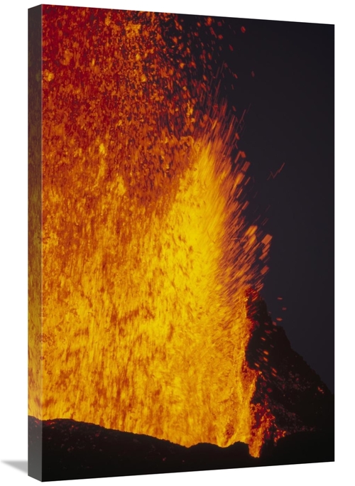 Global Gallery GCS-451143-2030-142 20 x 30 in. Lava Fountains, Feb