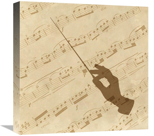 Global Gallery GCS-453945-1818-142 18 x 18 in. Music - Conductor Art P