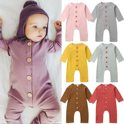 2019 Newborn Baby Girl Boy Warm Romper Clothes