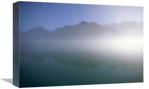 Global Gallery GCS-451348-1218-142 12 x 18 in. Kross Fjord in Fog,