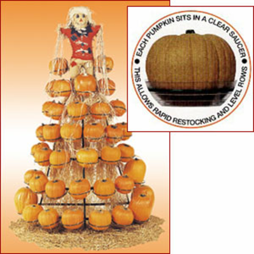 Creative Displays 106PM 6.5  ft.  Pumpkin Tree-Full  Rnd Rack