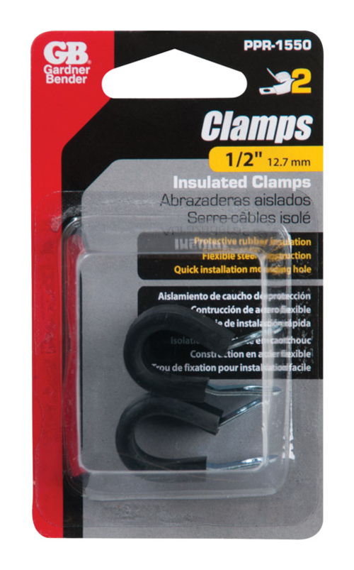 Power Products 3429883 0.37 in. Insulated Rubber Clamps